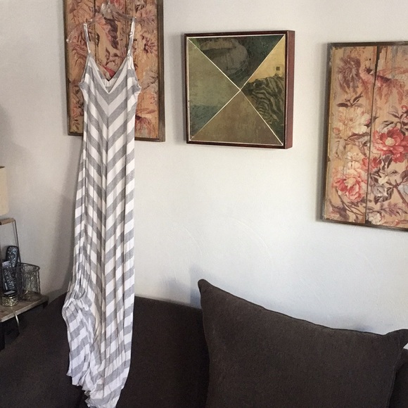 ANTHROPOLOGIE MATTY M STRETCH STRIPED BOHO BODYCON MAXI DRESS S - Picture 14 of 16